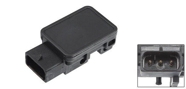 Sensor de presión colector MAP único repuesto 56026770 para Dodge B150 negro Foto 2 de 4