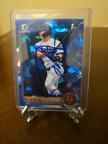 KEVIN PARADA RC SIGNED IP 2022 BOWMAN 1ST SAPPHIRE AUTO
