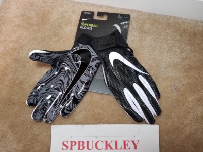 NIKE SUPERBAD 4.5 ADULT PADDED FOOTBALL GLOVES, NFG19, NWT, SFIA