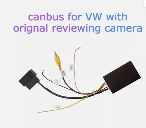 For VW Seat OEM Reverse Camera 26PIN RGB To RCA/AV Converter Decoder Box Adapter