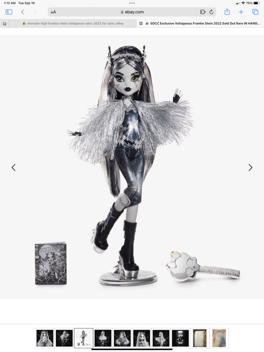 Monster High SDCC Exclusive Voltageous Frankie Stein 2022