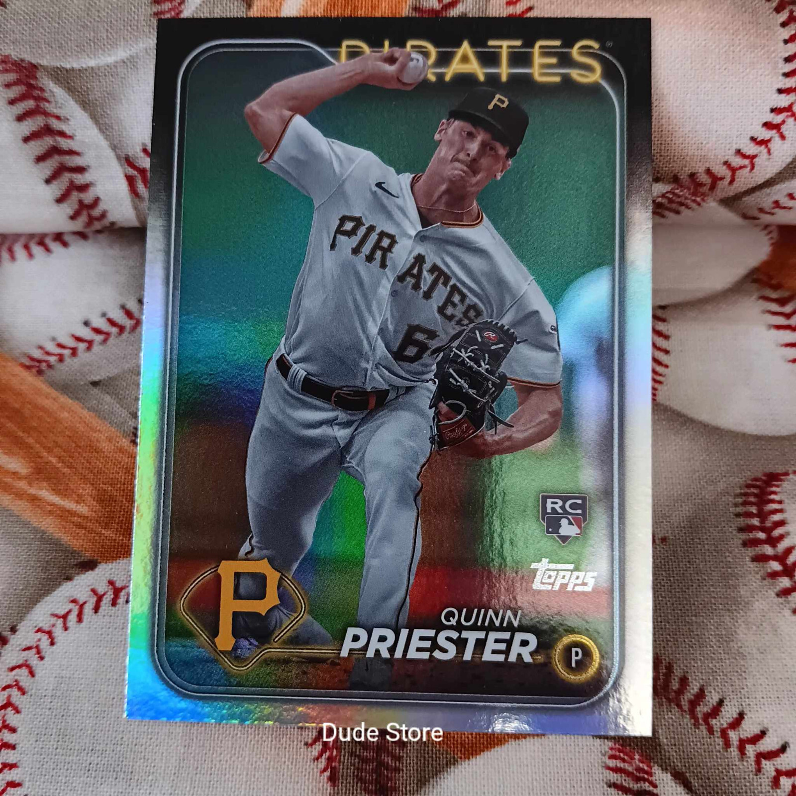2024 Topps Series 1 Rainbow Foil - Quinn Priester #93 RC Pittsburgh Pirates - NM