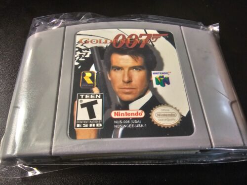 New Nintendo Goldeneye 007 James Bond Nintendo 64 N64 Game Cartridge - Picture 5 of 8