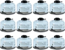 Hotdevil 12xCamping Stove Fuel Portable 100g Butane Propane Blend Isobutane Cas