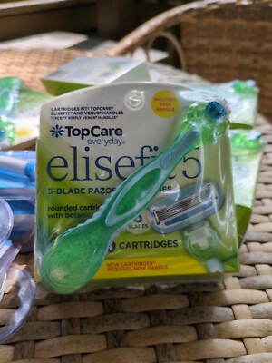 top care everyday elise razor handle + 4 cartridge Elise5 5 Blades | eBay