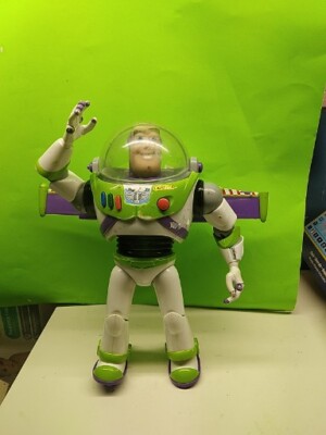 Disney Toy Story Buzz Lightyear 12 inch Talking Action Figure Vtg Pixar WORKING