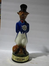 Jim Beam 1967 Blue Coat Huntsman Fox Decanter