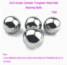 G10 Grade High Precision Carbide Tungsten Steel Ball Bearing Balls YG6 1.5-14mm