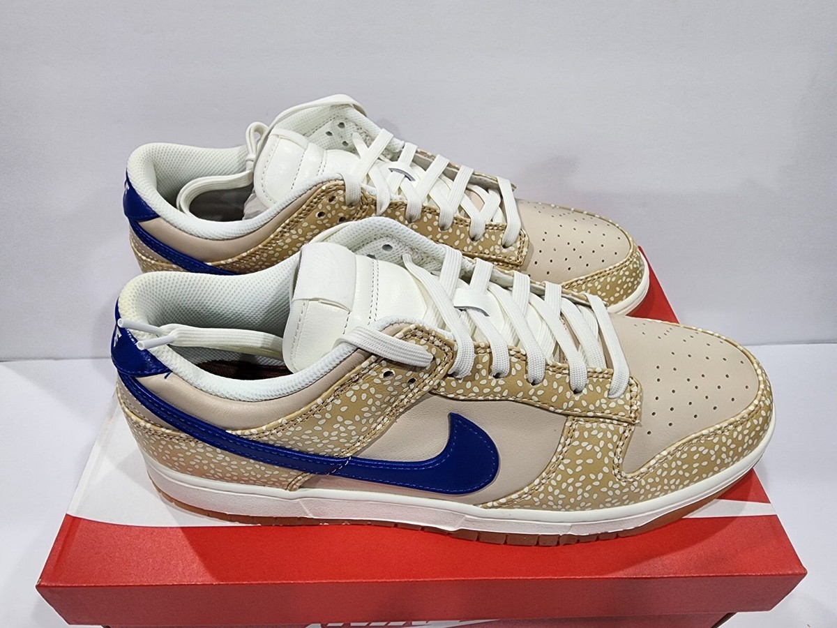 Nike Dunk Low Premium Montreal Bagel Sesame Blue Jay Size 12