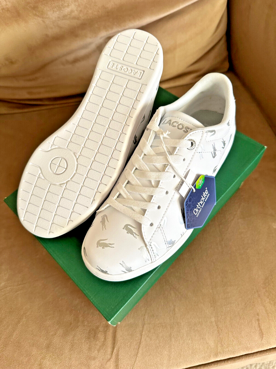 Lacoste Carnaby™ Evo Stamped 419 Tennis Shoes • Juniors Size 4