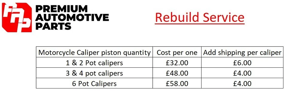 Pinça de freio dianteira Honda RVF750 R 1994 1995 serviço de reconstrução - Imagem 3 de 4