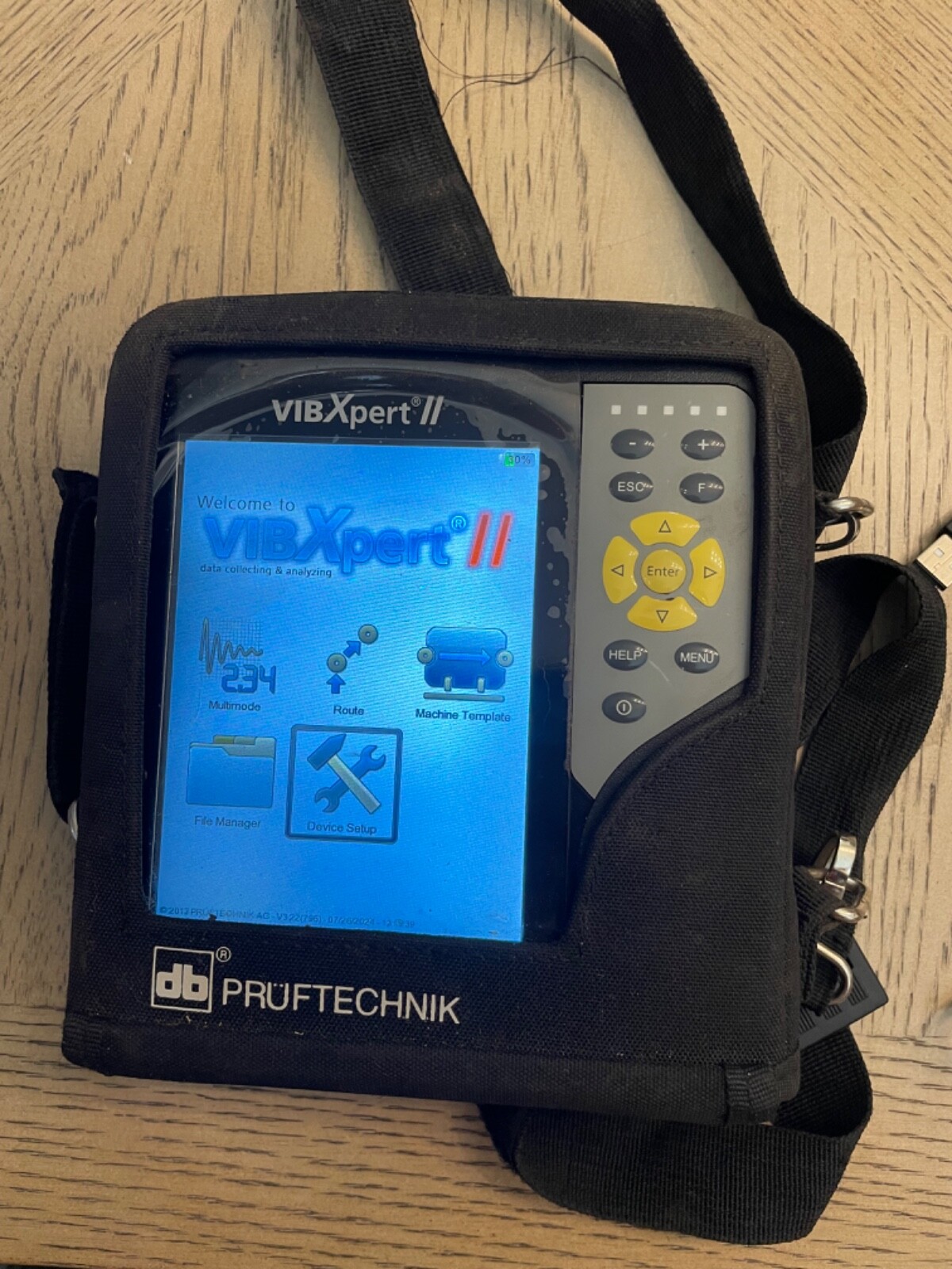 PRUFTECHNIK VIBXPERT II Portable Vibration Analyzer and Dynamic Balancer Complete Kit