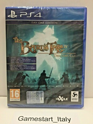 THE BARD'S TALE IV DIRECTOR'S CUT - DAY ONE EDITION PS4 - NEW SEALED - NEW 