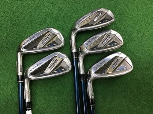 TaylorMade SIM2 MAX Iron Set 5 Clubs 6-Pw TENSEI BLUE TM60 R Flex Left Hand