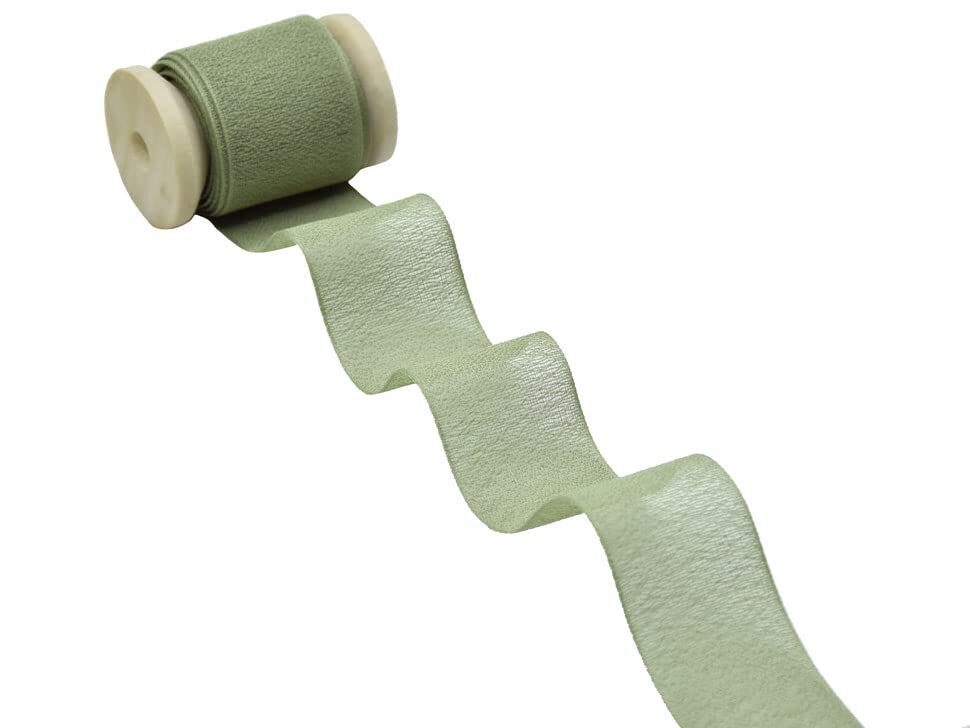 Furlanis - Crêpe Effetto Seta Sfrangiato, Nastro Decorativo Per (Q6u)