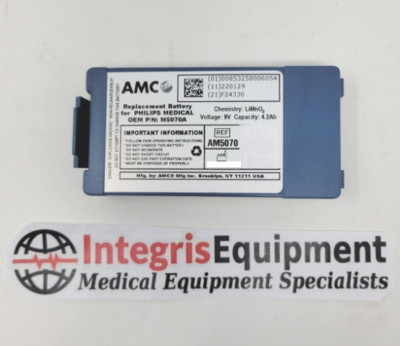 AMCO M5070A Replacement Battery for Philips Onsite and FRX - NEW EXP DATE