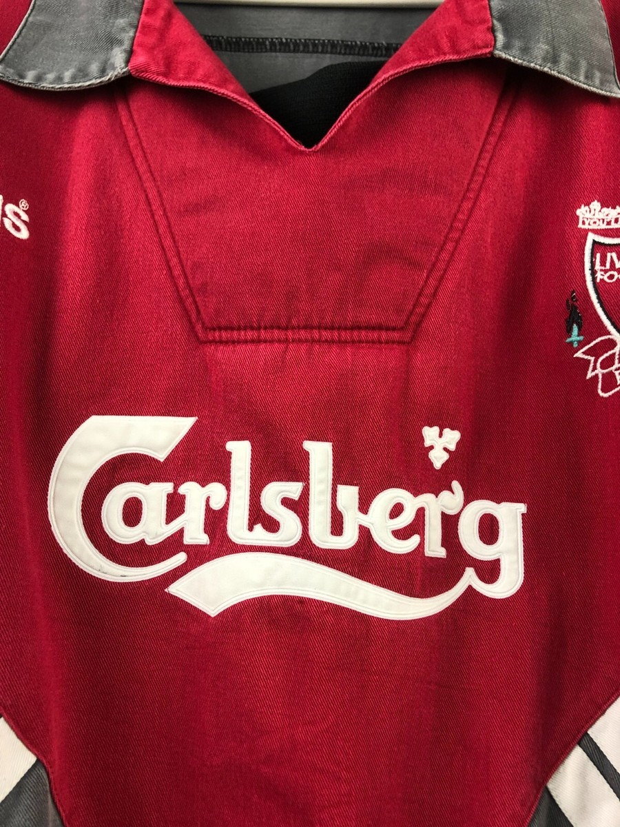 ®️　　　　　　　　　　　　　　【Vintage90's】【英国製】PRL Rare Vintage 90s 1992 Adidas Carslberg Liverpool | Depop