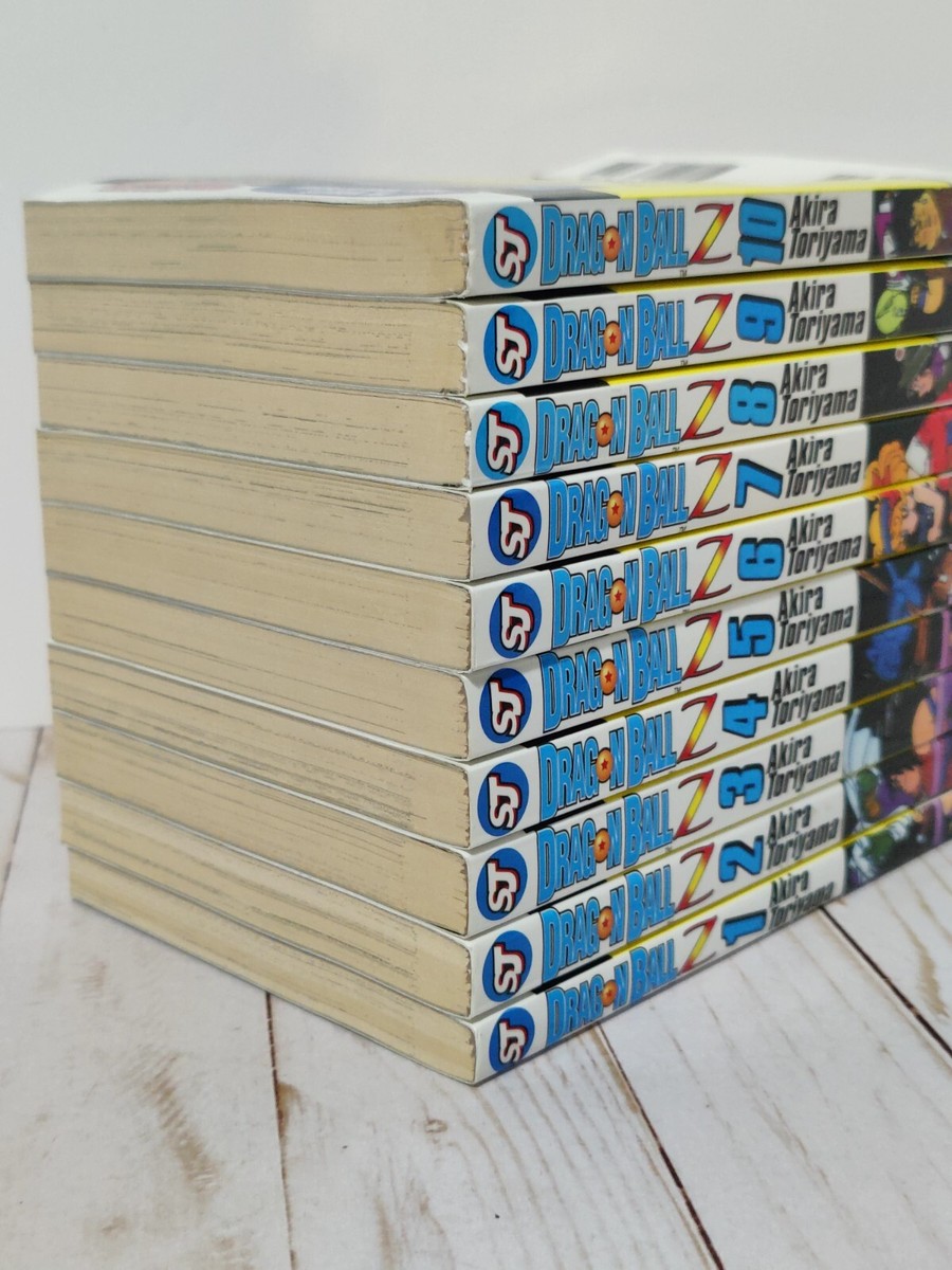 DRAGON BALL Z Volumes 1-10 Akira Toriyama Viz Graphic Novel Manga Anime  English