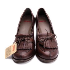 Camper Leather Upper High in) Heel Height Boots for Women