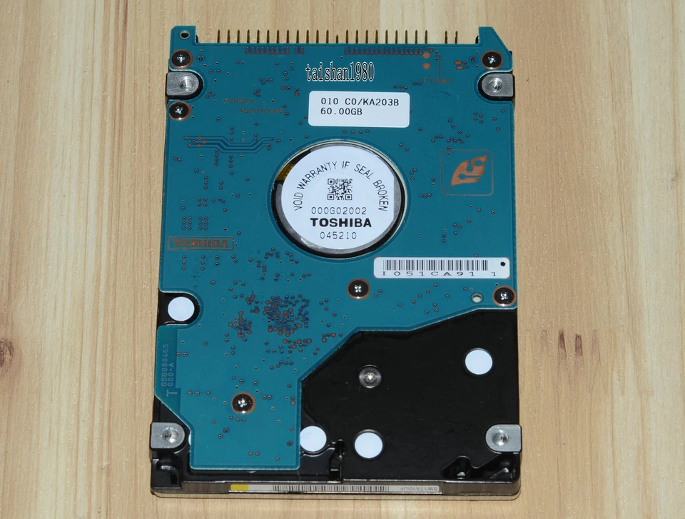 Toshiba 60 GB 4200 RPM 2.5" IDE PATA HDD MK6025GAS Hard Drive For Laptop - Image 3 of 4