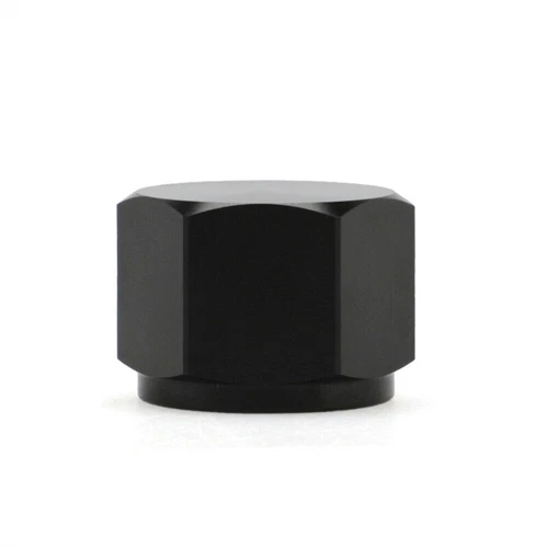2pcs 6 -8 -10 Female AN Flare Fitting Cap 6AN 8AN 10AN Block Off Aluminum Black - Picture 7 of 13