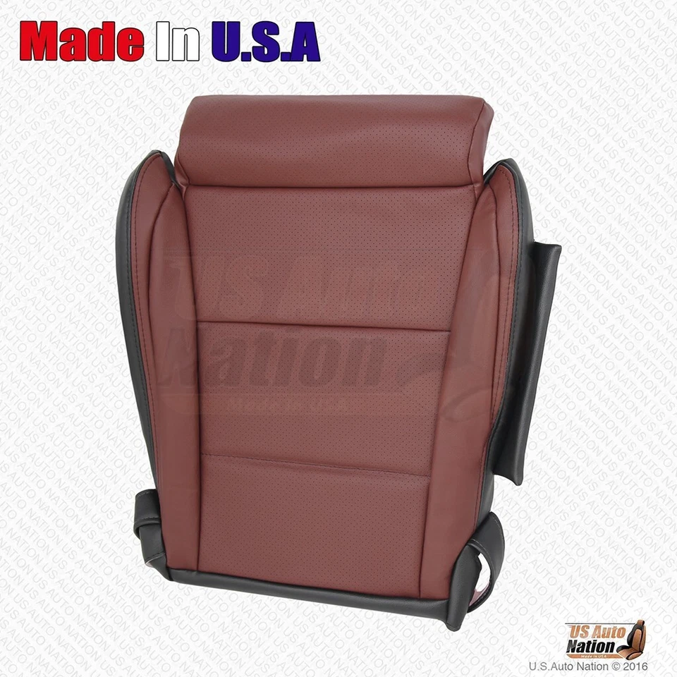 2013 2014 2015 para Lexus GS350 de lujo parte inferior del conductor cubierta de cuero perforada roja Foto 3 de 4