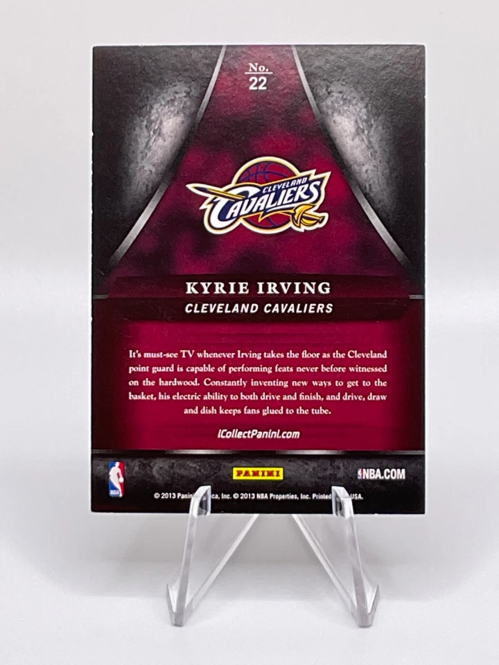 Kyrie Irving 2013 Panini Black Friday #22 Cleveland Cavaliers Sharp! - Image 2 of 2