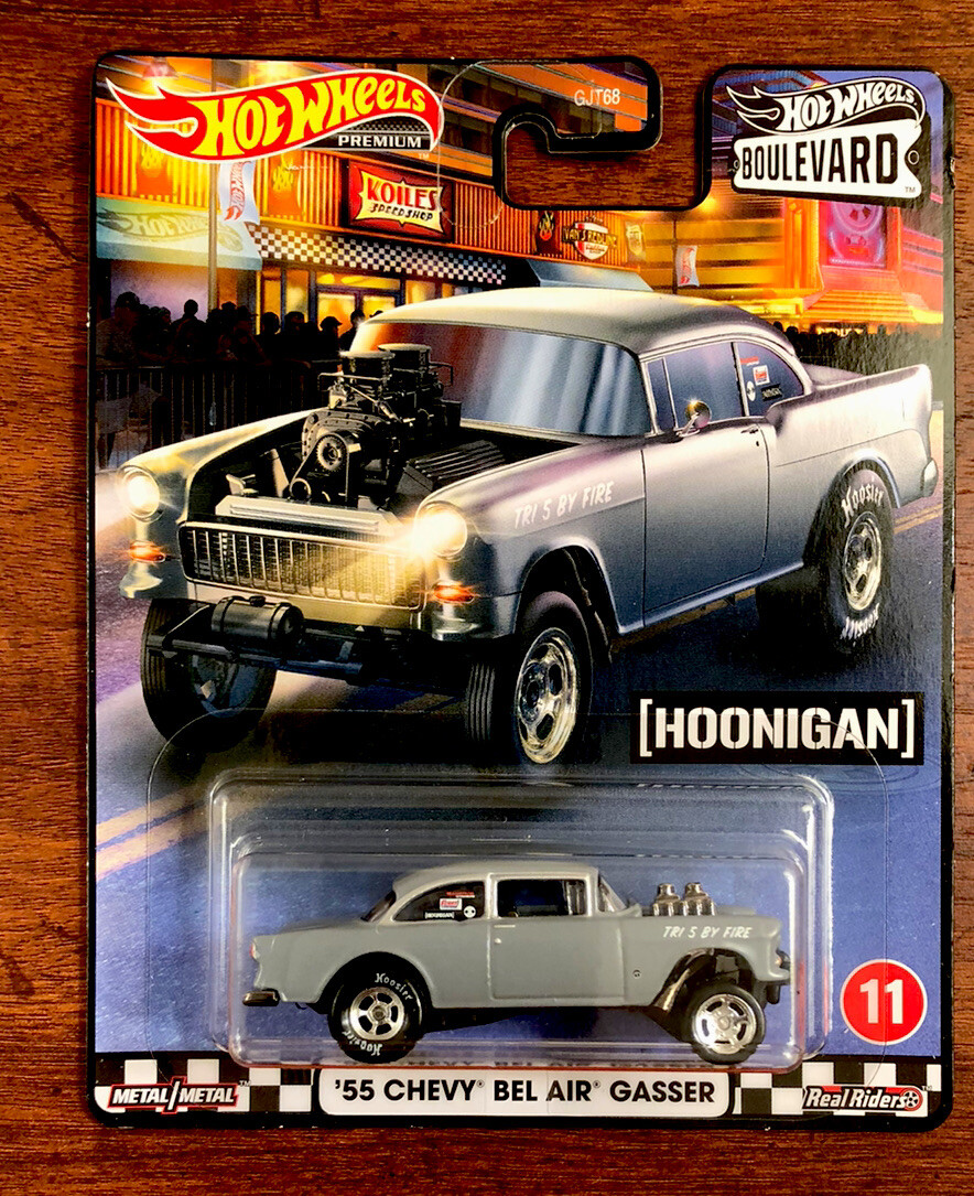 2020 HOT WHEELS BOULEVARD '55 CHEVY BEL AIR GASSER [HOONIGAN