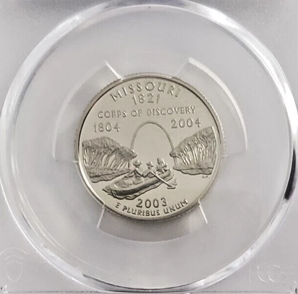 2003-S State Label - Quarter - Missouri - PCGS PR70DCAM - Top Grade! 9656 - Image 2 of 4