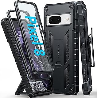 FNTCASE for Google Pixel 8 Case: Military Grade Shockproof Rugged Protective Pho