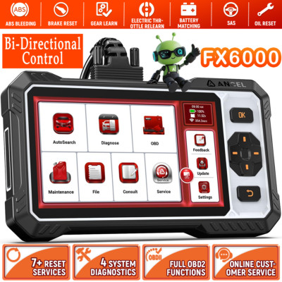 2025 ANCEL FX6000 Profi OBD2 Diagnosegerät Auto Scanner Aktiver Test 7 Services