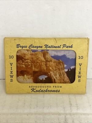 Vintage 1950s Bryce Canyon Souvenir Mini Post Cards Kodachromes