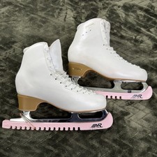 Edea Overture Figure Skates Size 275 Ivory White Good Condition Used US Seller