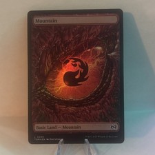 Mountain (Dragon Eye Full Art) Foil Magic: Tarkir: storm TDM #0290