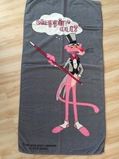 Toalla de playa vintage años 80 Pink Panther Jay Franco 1986 United Artist POW 28x55"