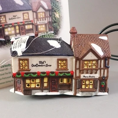DEPARTMENT 56 Dept 56 The Old Curiosity Shop Lighted Ornament Christmas Carol Cottage
