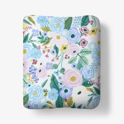 The Company Garden Party Classic Cool Cotton Percale Fitted Bed Sheet King