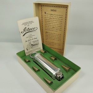 Vintage Ateco Perfect Cake Decorator Ornamenting Tools Set No 701 Box & Booklet