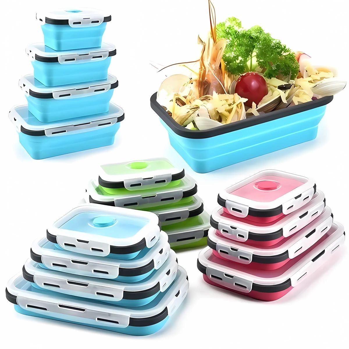 Brotdose Lunchbox Proviantbox Vorratsdose Gemüse Obst Dose Box Behälter BPA Frei