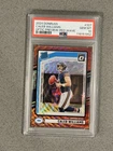 2024 Panini Donruss Caleb Williams Optic Rated Rookie Red Wave 327 PSA 10