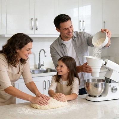 Flour Funnel For Kitchen Stand Mixer Flour Funnel For Egg Liquid And Flour