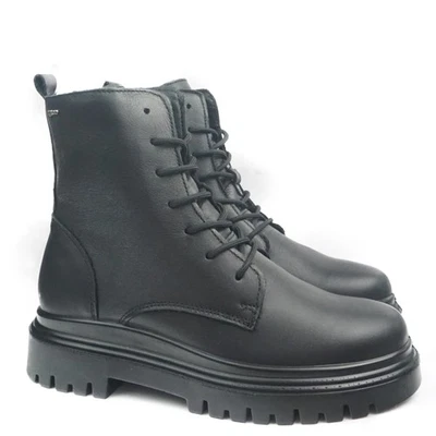 BOTTINES À TALON BAS POUR FEMMES IGI&CO EN CUIR NAPPA AVEC FERMETURE ÉCLAIR ET - Photo 1/4