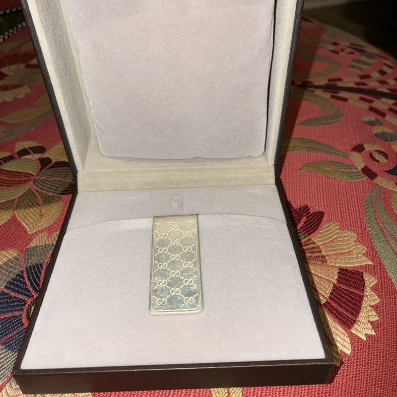 Gucci sterling silver Money Clip