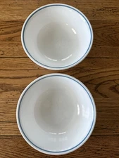 Vintage Corelle by Corning COLONIAL MIST 6¼” Soup Cereal Salad Bowls Set of 2
