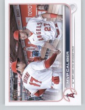 2022 Topps Update #US115 MVP Caliber (Mike Trout / Shohei Ohtani) VC