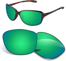 1.5MM Replacement Lenses Compatible With Oakley Cohort OO9301 62mm Sunglasses, A