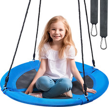 40  Saucer Tree Swing 900lb Kids Outdoor Backyard Swing Set with Straps