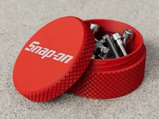 Snap-on Container 3.2" x 1.6" – Threaded Screw & Parts Storage Box 3D Printed