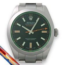 Rolex Milgauss 116400GV 40mm Black Dial Stainless Steel Men