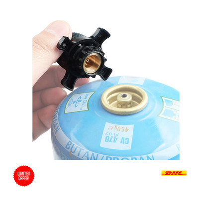 Jeebel Ventilkartuschenadapter für Campingaz Easy-Clic CV 7 16 Schraub